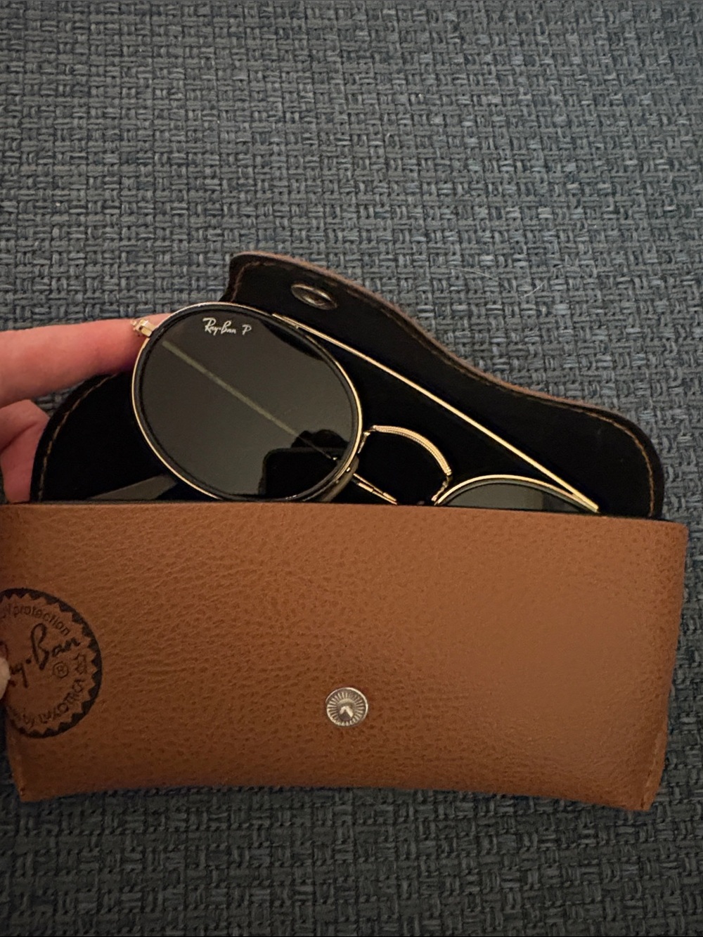 Ray-Ban prescription lenses Gold Green Ckassic, OVAL DOUBLE BRIDGE